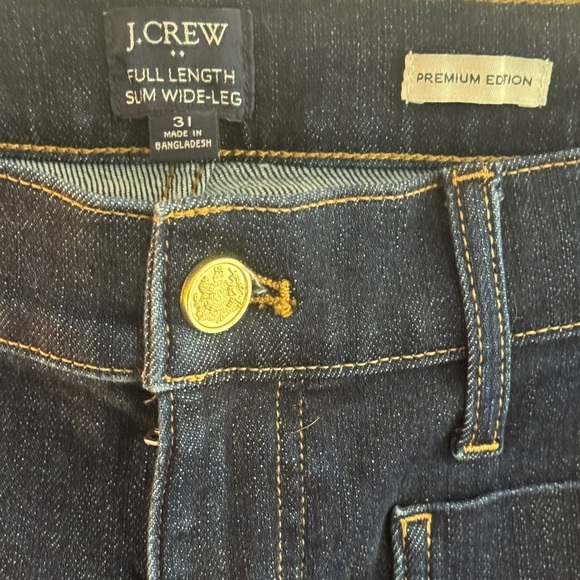 J. Crew Dark Blue Flare Jeans - Picture 3 of 8